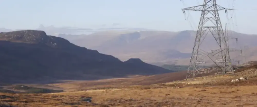 Beauly - Denny power line near Dalwhinnie