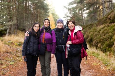 Group from the Community Champion Scheme in the Cairngorms