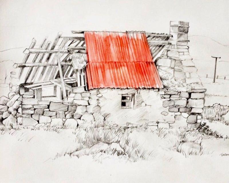 Anatomy of a croft house. Ann Vastano.