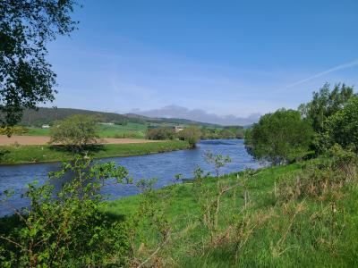 A view over the River Spey from the Speyside Way path.