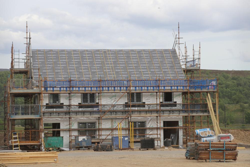 Building works underway to erect affordable housing in Newtonmore