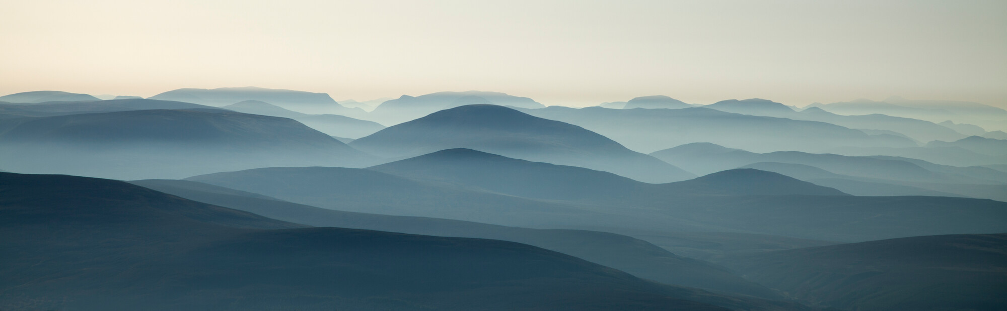 Misty mountain landscape