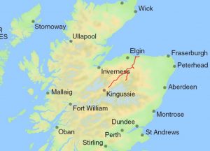 Orientation Map Of Speyside Way