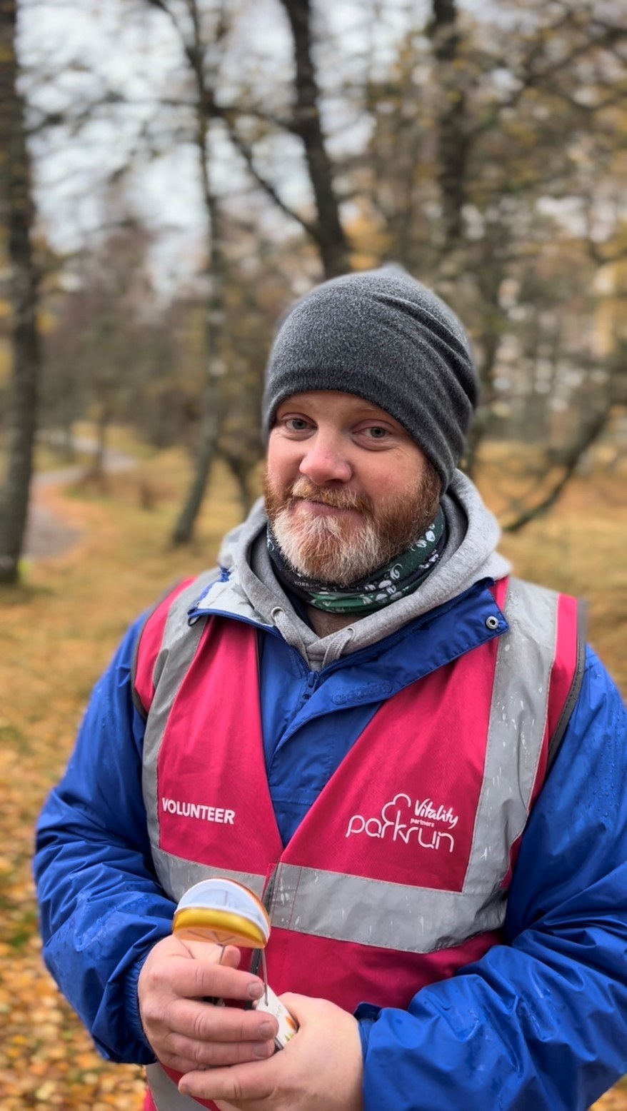 Parkrun volunteer